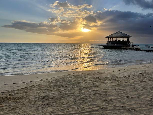 istock Sunset Pavilion by the Sea 2234707071