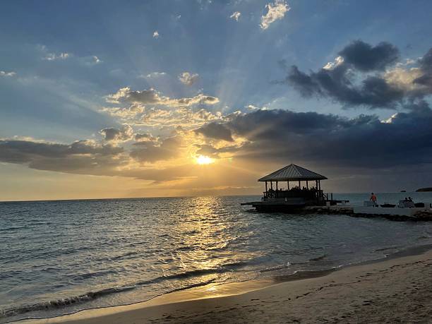 Sunset Pavilion by the Sea
