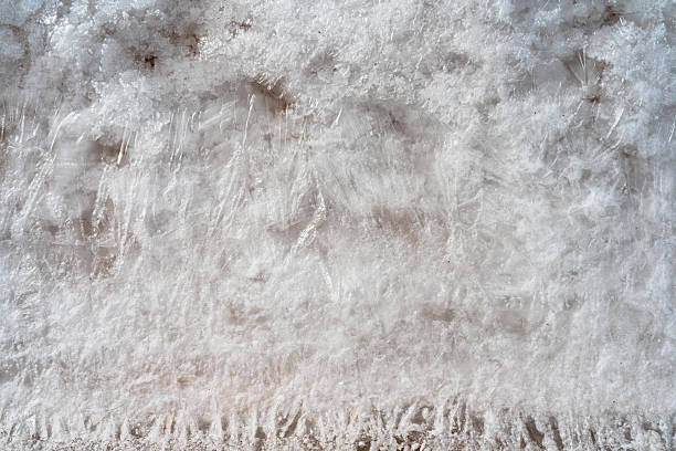 Close-up of natural sea salt crystals showcasing their texture and detailed composition, perfect for culinary or industrial themes.