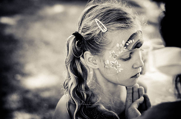 black and white portrait