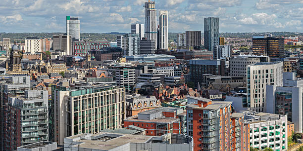 istock Leeds Modern High-Rises and Historic Buildings – Aerial Image 2234714184