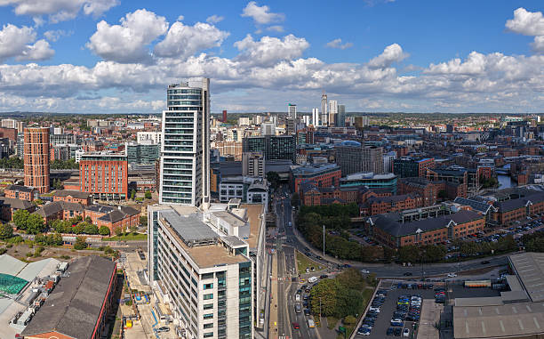 istock Leeds Modern Apartment High-Rise and Skyline – Aerial Image 2234714468