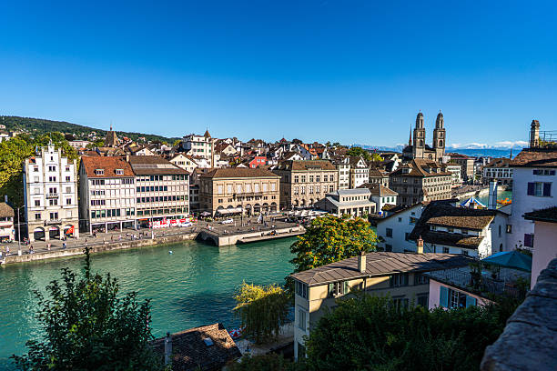 istock View of Zurich waterfront from above 2234721220
