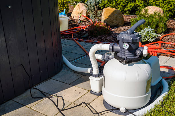 istock pump and filter for outdoor pool 2234723383