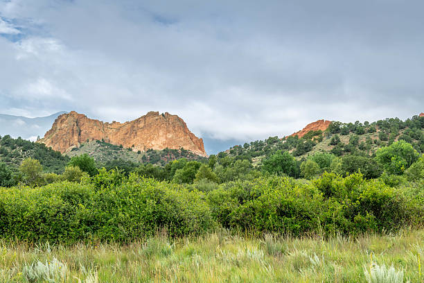 Walking the trails of the Garden of the Gods in Colorado Springs, Colorado.