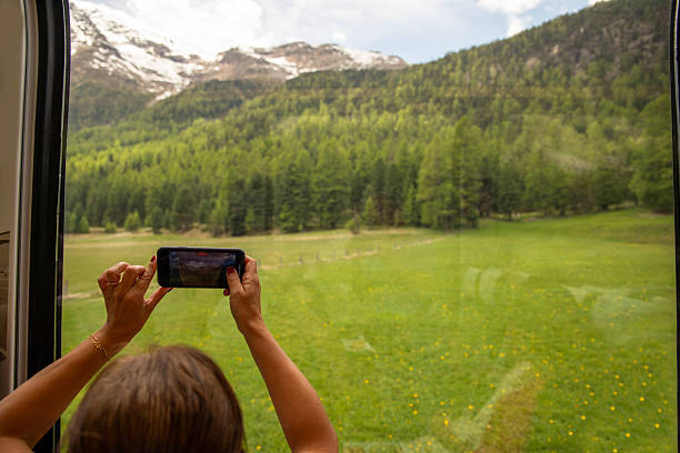 istock Take a picture of the scenic view from train window 2234725961