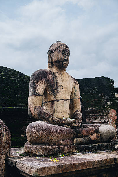 Ancient temple ruins in jungle, Polonnaruwa