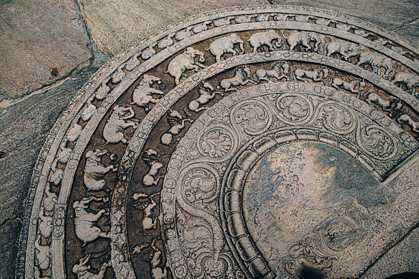 Ancient temple ruins in jungle, Polonnaruwa