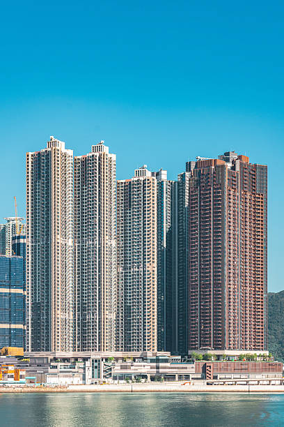 istock Building facade in Hong Kong, residential real estate 2234737513