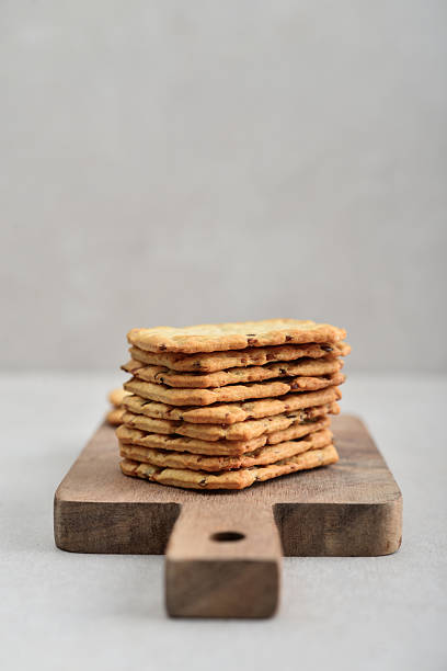 istock Multigrain crunchy cookies with flax and sesame seeds 2234747482