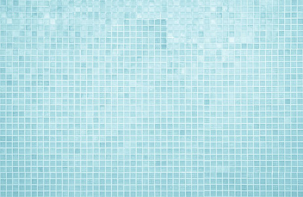 istock Blue ceramic wall chequered and floor tiles mosaic background in bathroom, kitchen. 2234756306