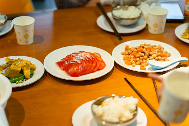 istock The delicious food placed on the table 2234762612