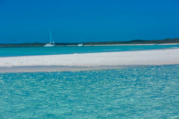 Turquoise Ocean Fraser Island stock photo