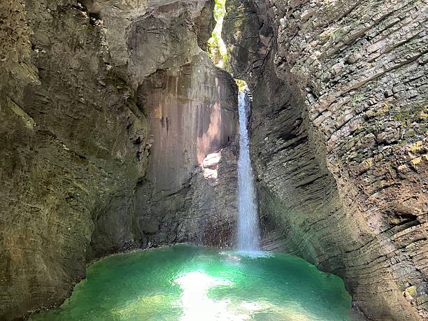 istock Big Kozjak waterfall or Kozjak waterfall (Kobarid, Slovenia) - Gross Kozjak-Wasserfall oder Kozjak Wasserfall  (Slowenien) - Veliki Kozjak ali slap Kozjak (Slovenija) Kozjakfall 2234780019