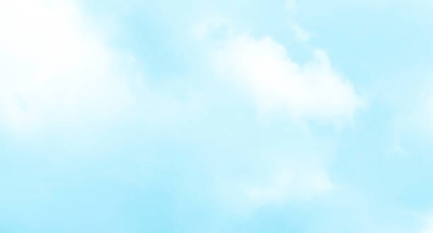 istock Blue sky with white fluffy cloud. Cumulus clouds background. Cloudscape morning sky. 2234783333