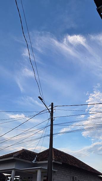 istock Electric poles and cables 2234786112
