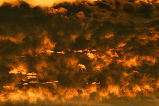 istock Dramatic color of the clouds at dawn 2234788794