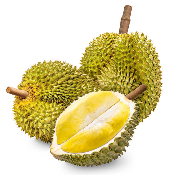 istock Durian king of fruit, tropical fruit isolate on white background with clipping path. 2234799318