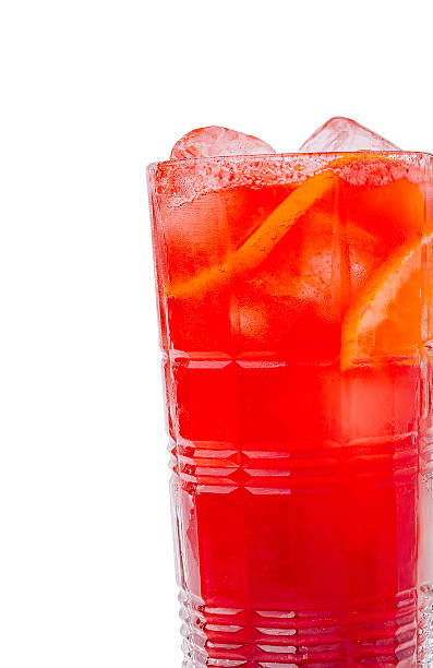 istock Refreshing red drink with ice and citrus slices for summer enjoyment 2234800115