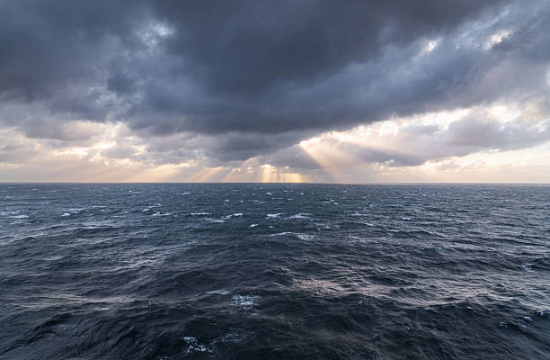 istock Morning Sun Breaks Through Clouds Over Restless Kattegat Water 2234802908