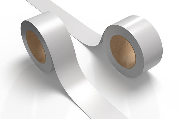 istock 3D realistic duct tape roll mockup isolated on background. Blank template for branding, packaging design, advertising, repair tools. Packaging sticky tape roll, scotch tape or adhesive tape for mockup 2234803764
