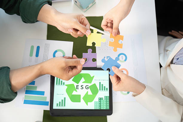 istock Hands Joining for ESG Puzzle Completion in Collaborative Meeting 2234810226