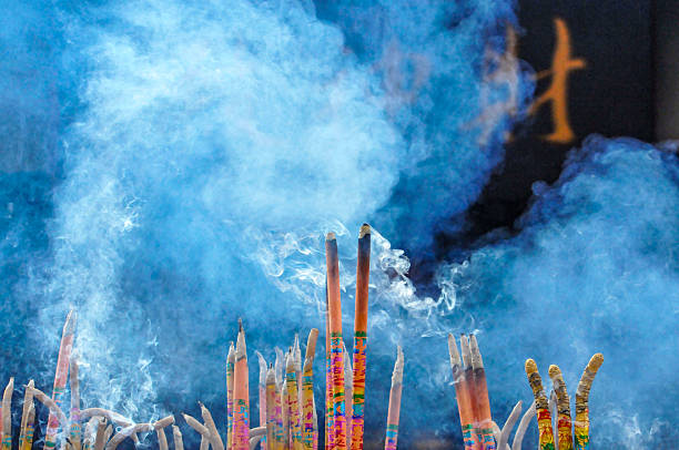 istock Burning incense in Chinese temple 2234815897