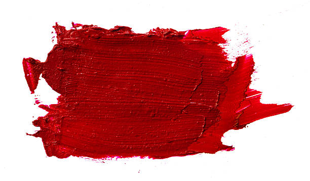 istock Lipstick swatch sample on white background. Close up. 2234821083