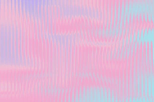 istock Holographic fractal glass texture. Abstract blurred gradient background. Trendy digital design ribbed glass for web, banner, cover. 2234823330