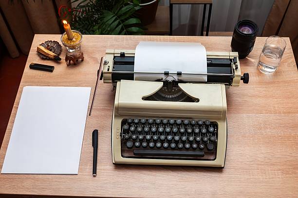 istock A vintage typewriter sits on a wooden desk, ready for creative writing and inspiration. 2234825821