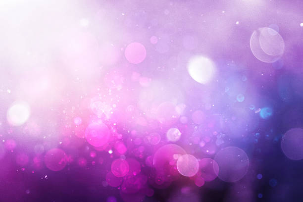istock Soft purple and pink bokeh background with dreamy light circles, abstract defocused backdrop 2234834467