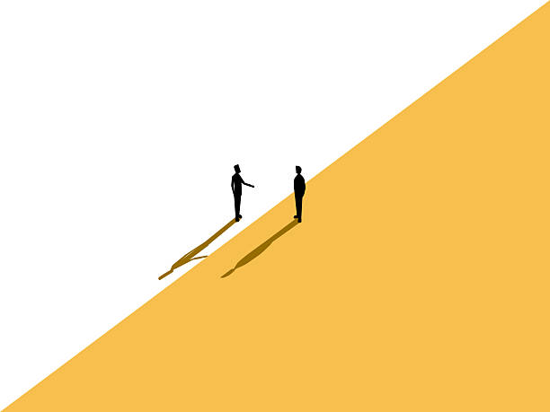 istock Two businessmen stand and agree on different business deals 2234835338