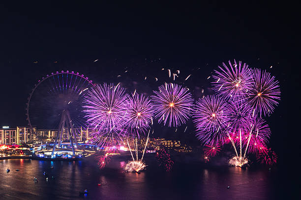 istock Spectacular Fireworks Display at Dubai Eye 2234836780