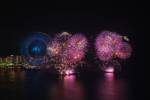 istock Spectacular Fireworks Display at Dubai Eye 2234836783