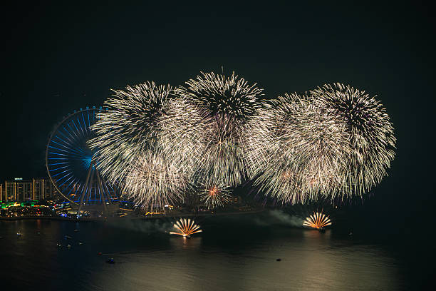 istock Spectacular Fireworks Display at Dubai Eye 2234836816