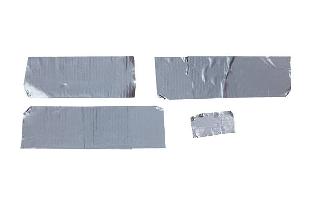 istock Silver scotch tape pieces isolated on white background. 2234840979