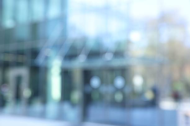 istock Blurred view of modern building with many windows outdoors 2234843480