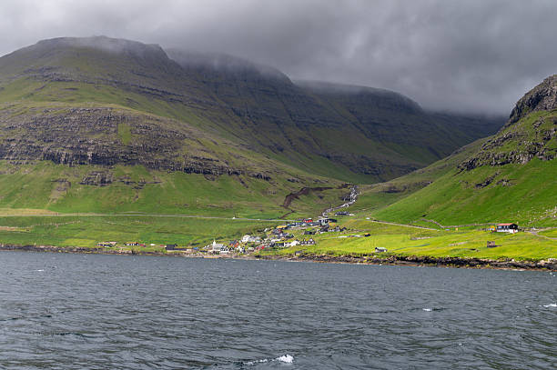 istock Village of Bour Seen from Drangarnir Cliff 2234852400