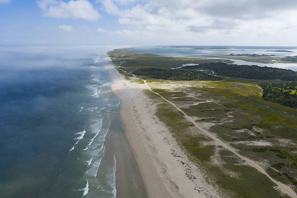 istock Aerial View of the Scenic Nauset Beach on Cape Cod, Massachusetts 2234857870