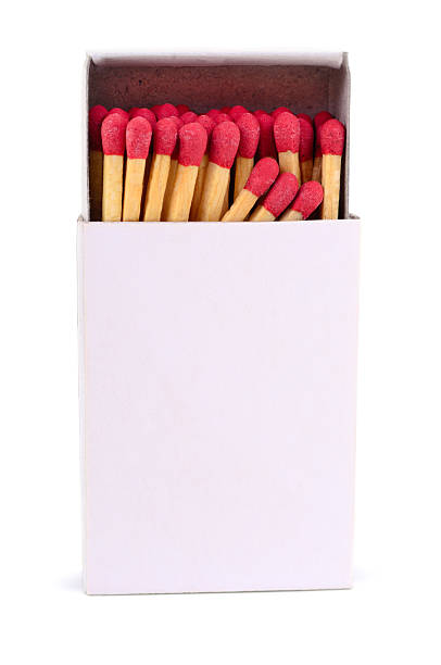 istock Matchbox with red tipped matches isolated on white background 2234858106