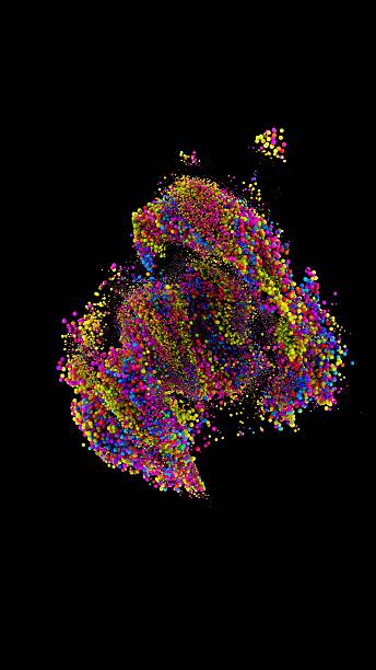 istock Colorful Abstract Particle Swirl 2234858237