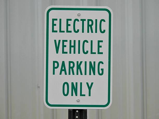 istock Electric Vehicle Parking Only - sign 2234861477