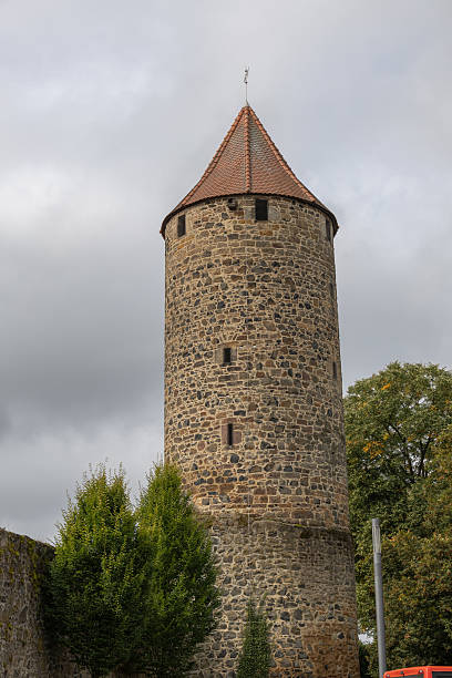 istock gray Tower as a part of City Fortification 2234864348