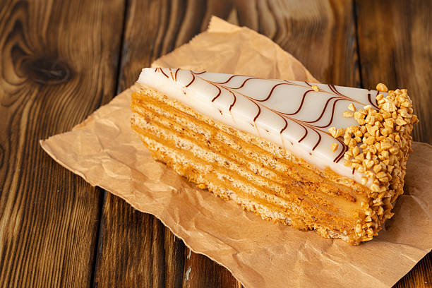 istock Esterhazi cake piece on a kitchen table 2234866117