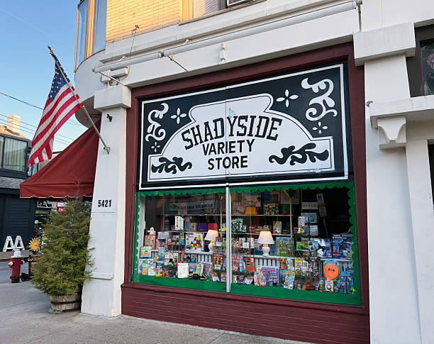 Pittsburgh, USA. September 11, 2025
Shadyside Variety Store on Walnut Street in Shadyside.  The Shadyside Variety Store is a family-owned toy and gift shop located in the Shadyside neighborhood of Pittsburgh, Pennsylvania. Established in 1947, it is known for its wide selection of classic toys, novelties, and unique gifts.