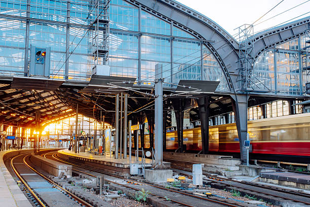 Hamburg main railway station (Hauptbahnhof), Germany