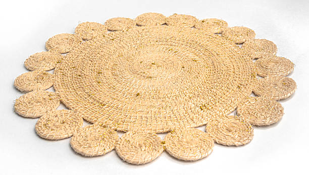 istock “Handmade Colombian Palm Weaving Oval Mat – Natural Fiber Craft” 2234872607