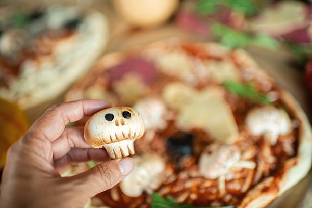 Halloween pizza