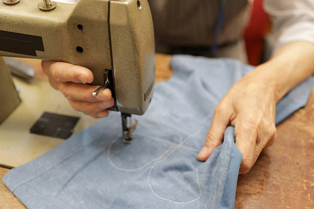 istock Senior Woman Craftsperson Performing Needlework Indoors 2234878842