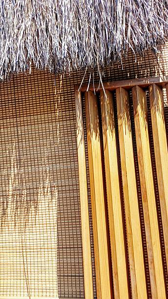 istock Wicker and wooden backgrounds. Text space. 2234888040